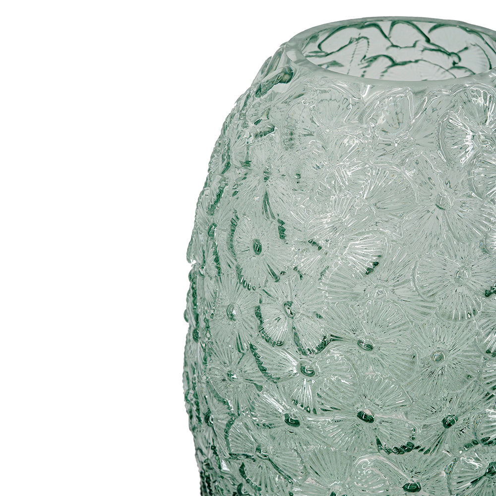 D7.9x13.4"H Ombre Glass Vase