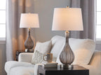 Jenny 27" Contemporary Glass Table Lamp