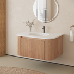 Arcora 30 Inch Wall Mounted Bathroom Vanity with Sink