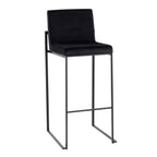 30" Contemporary High Back Barstool
