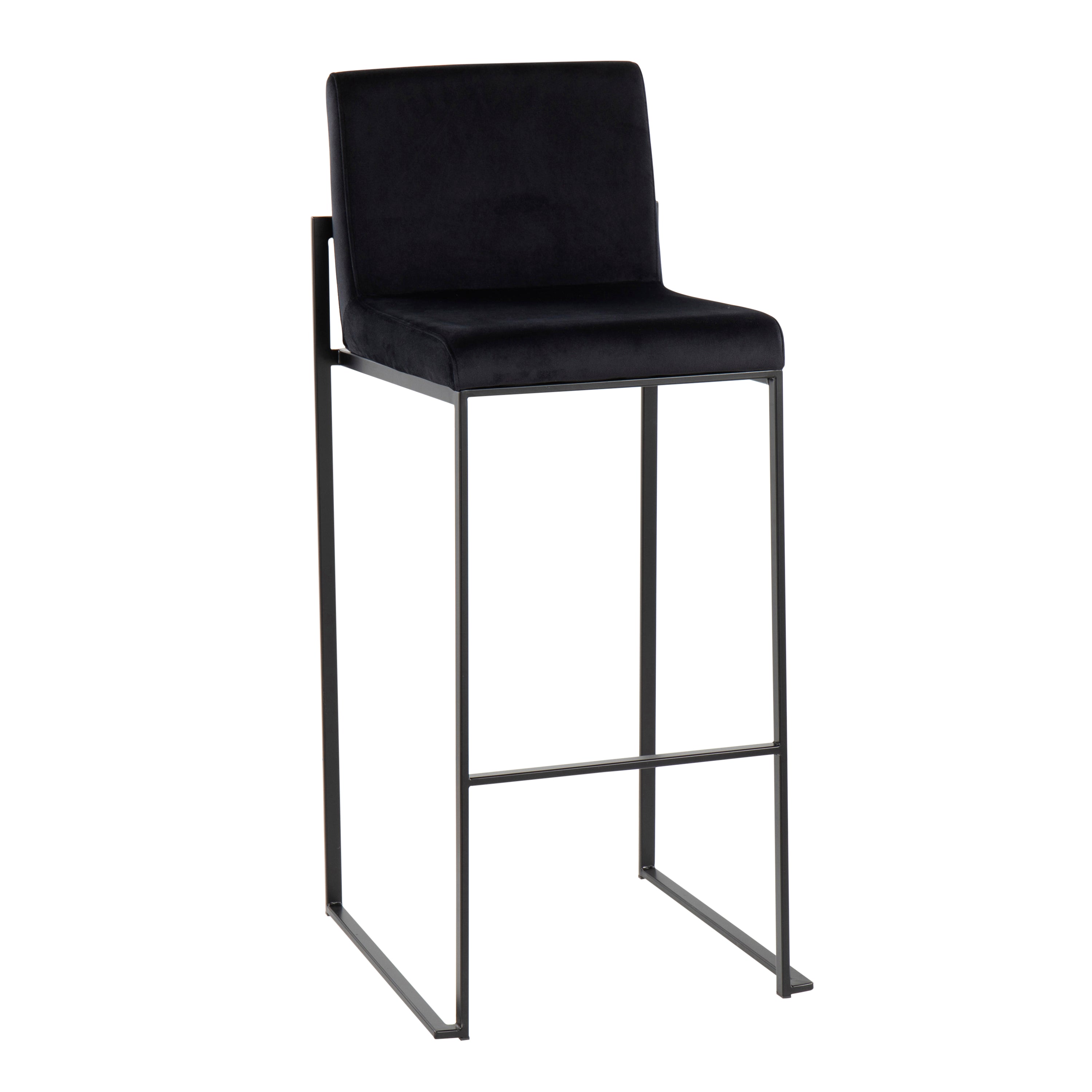 30" Contemporary High Back Barstool
