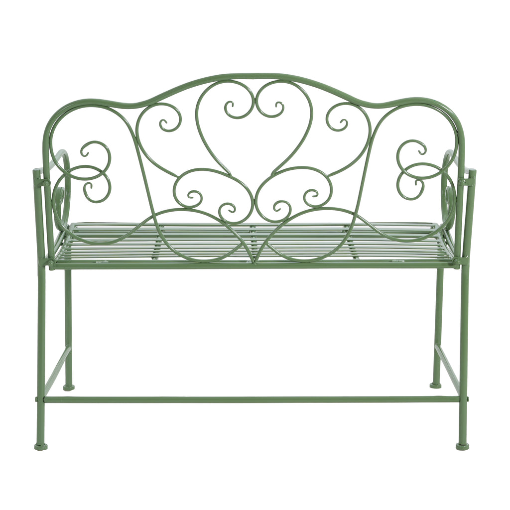 Outdoor Garden Bench - Green