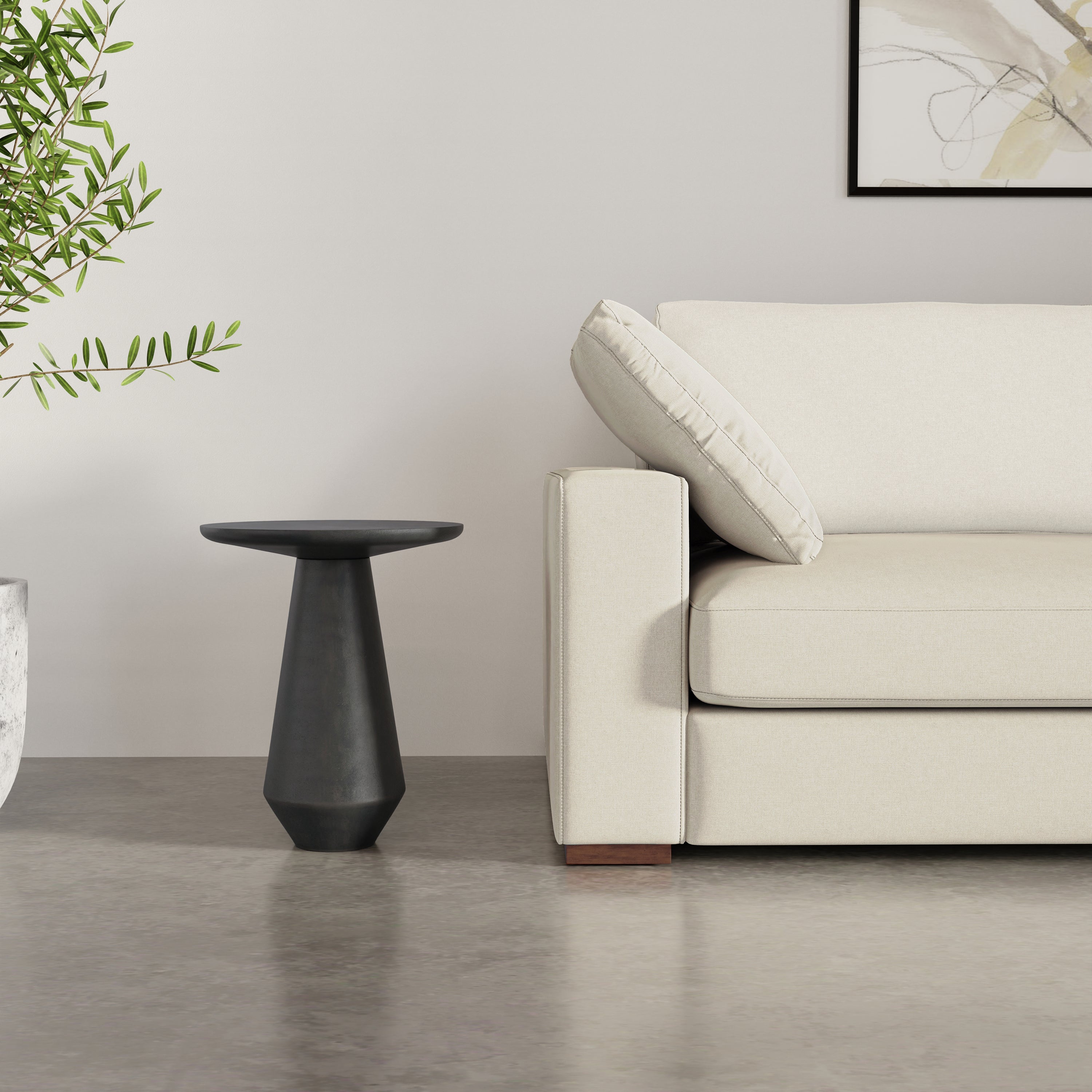 Gloria Cast Aluminum Side Table