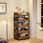 46.06” Tall 5-Tier Rustic Storage Rack