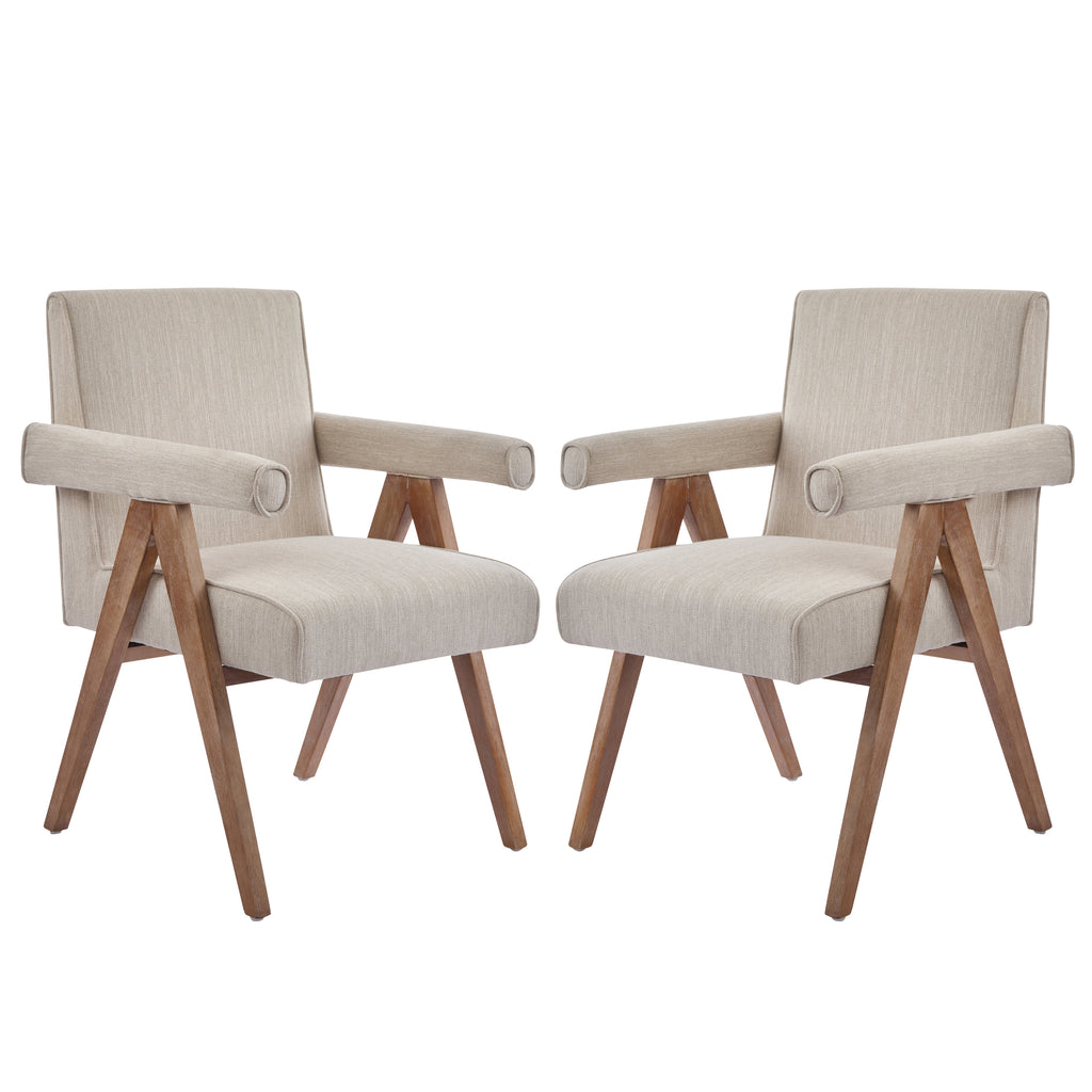 Poppy Fabric Dining ArmChair