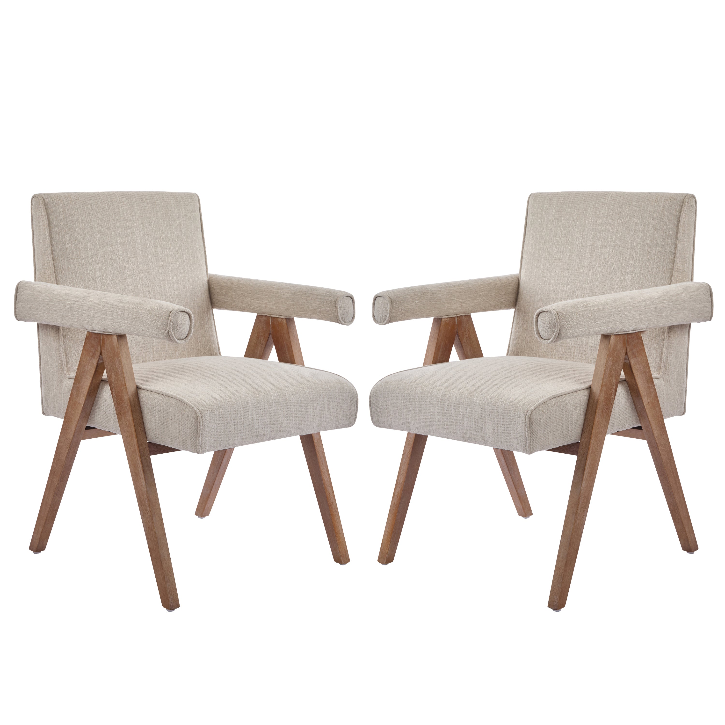 Poppy Fabric Dining ArmChair