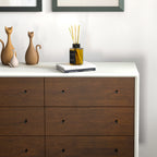 Mid Century Modern White Dresser