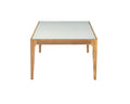 Gwynn Frosted Glass Top Coffee Table