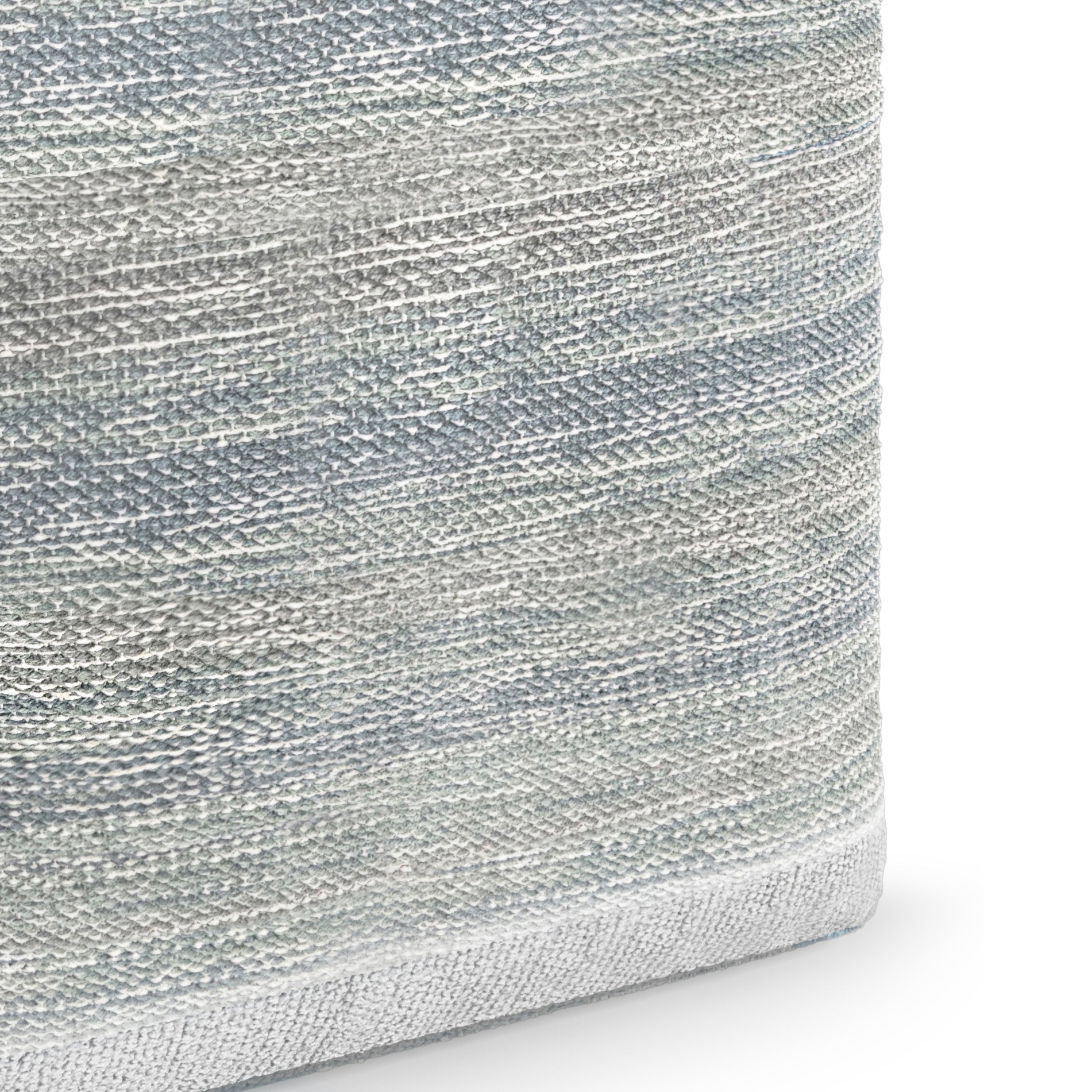 Naya Cube Pouf - Blue Melange