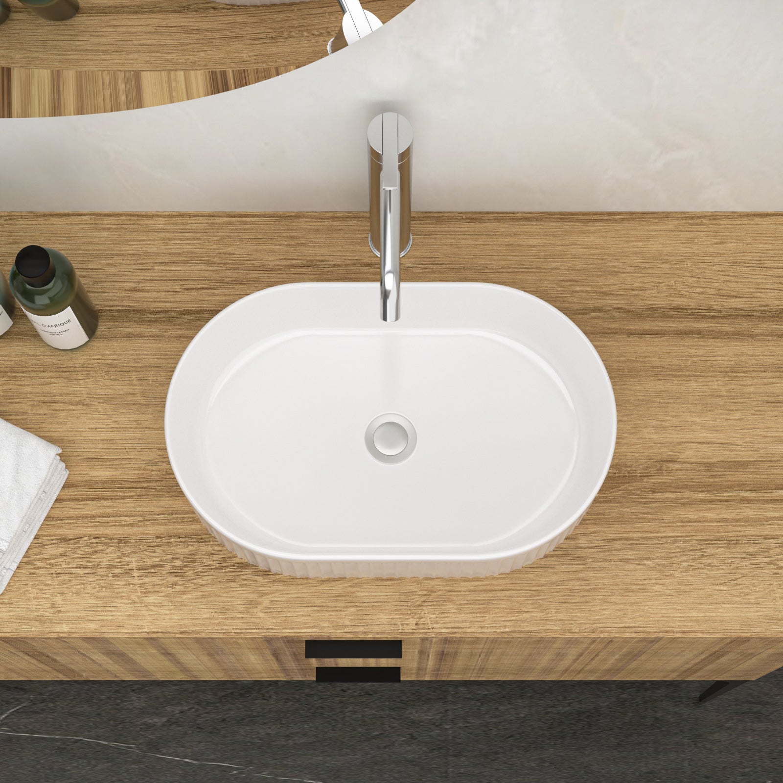 19.31x12.19 Inch Bathroom Vessel Sink