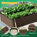 8x4 Galvanized Raised Garden Bed