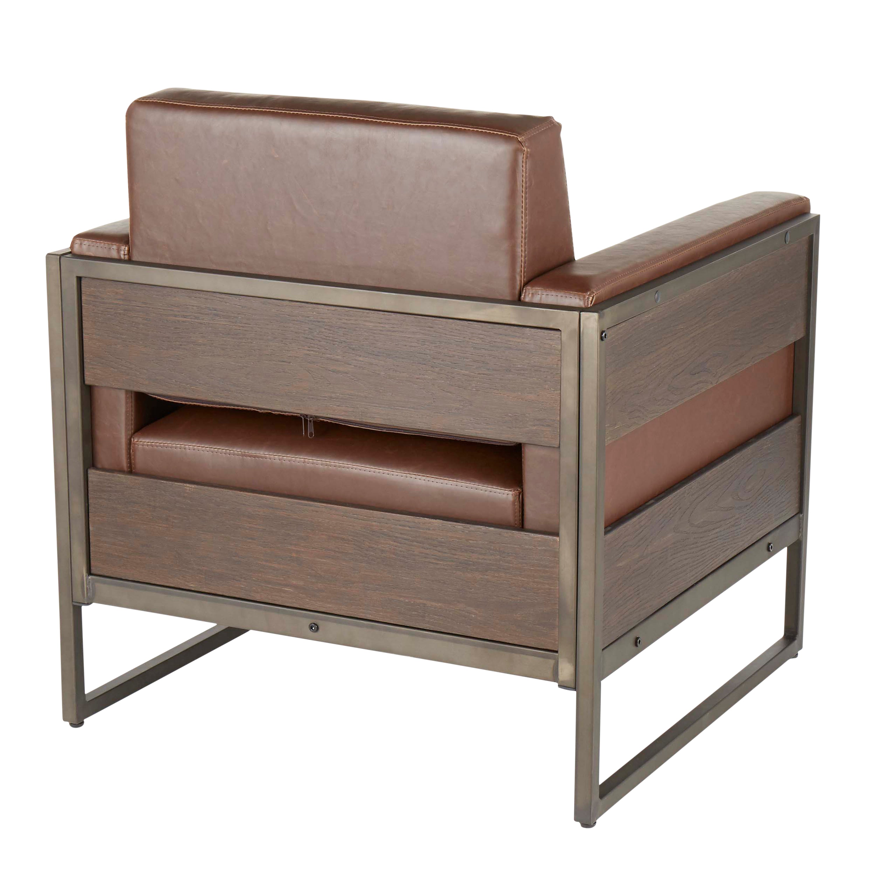 Drift Lounge Chair in Antique Metal