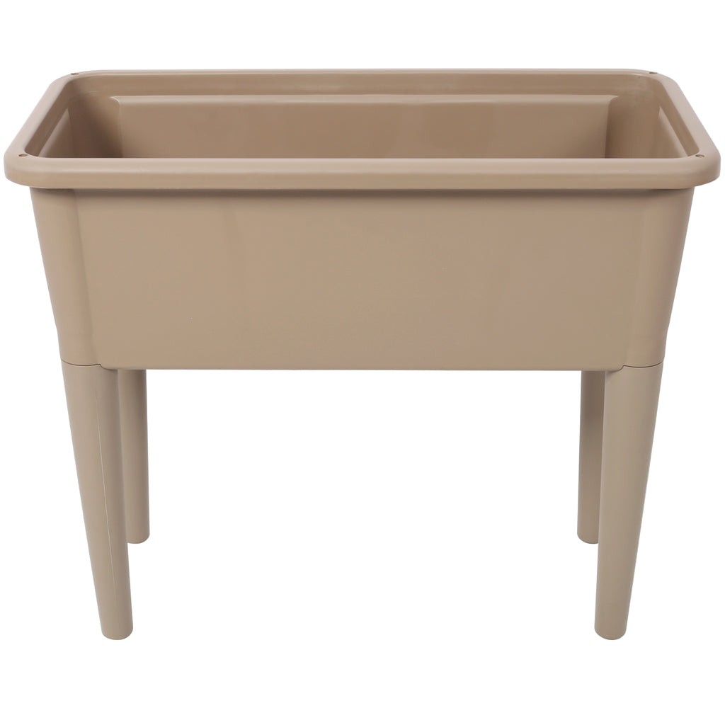 2-Piece Raised Garden Bed with Ventilated Greenhouse Lid