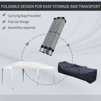 Outsunny 10' x 19.2' Pop Up Canopy Tent