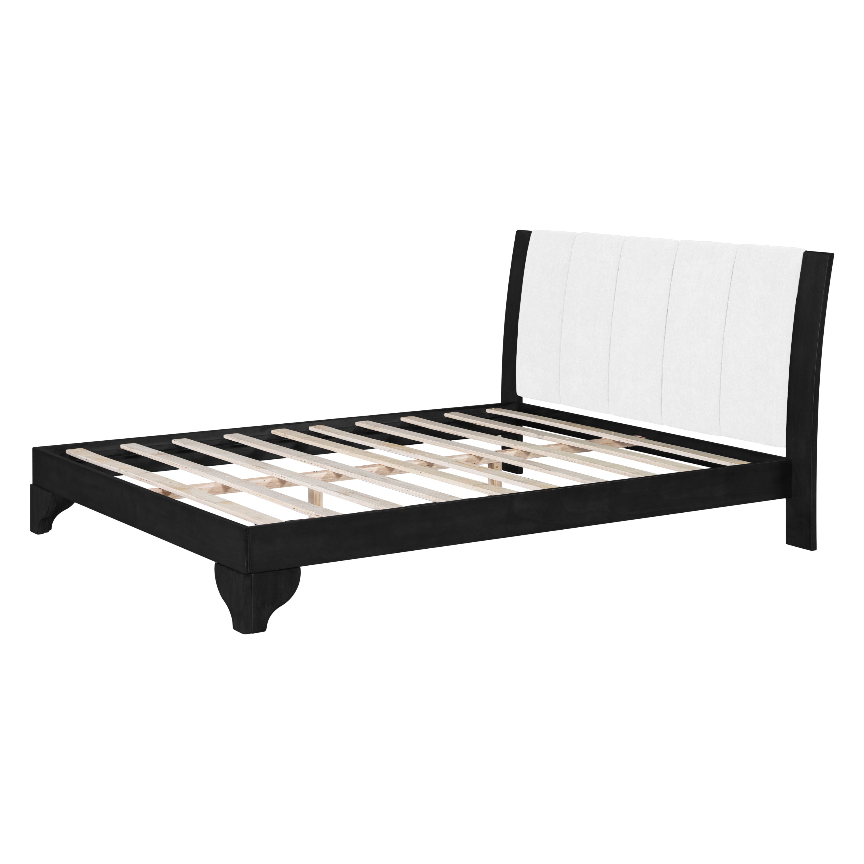 Queen Size Bed Frame in Black and White