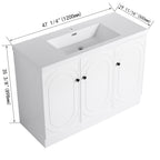 48" Freestanding Bathroom Vanity