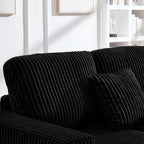93" Sectional Sofa with Reversible Chaise Lounge