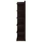 Cappuccino 6-Tier Corner Bookcase