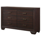 Harrison Dark Cocoa 6-Drawer Dresser