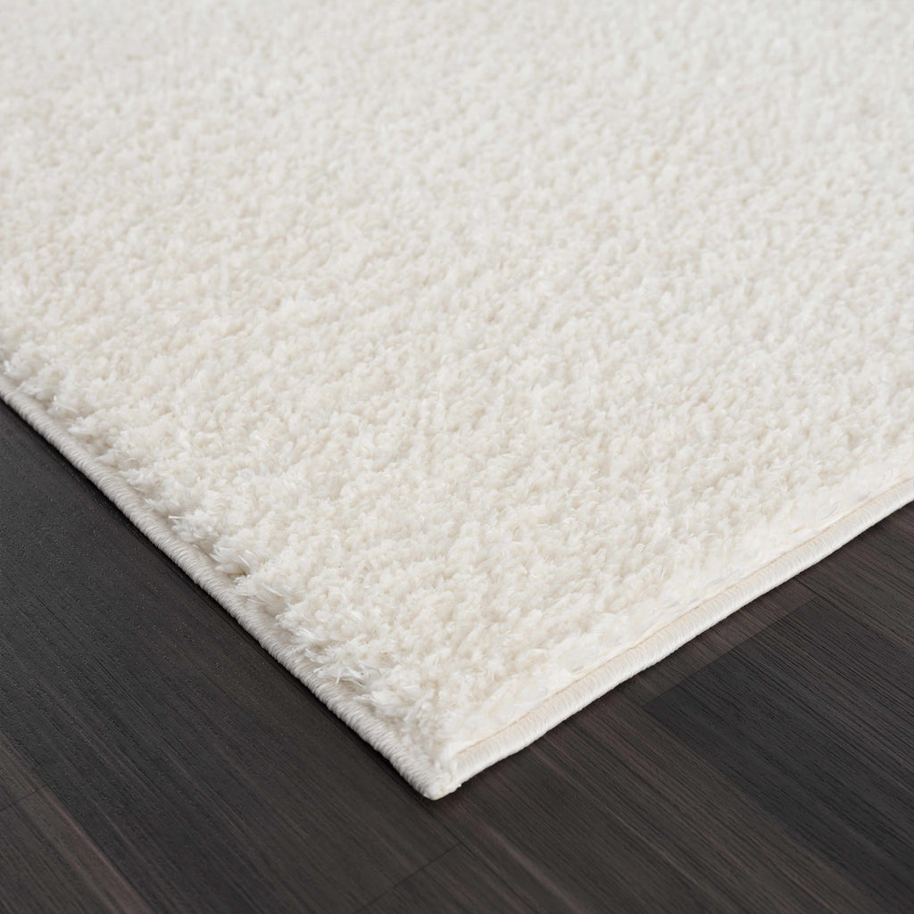 Judy White Washable Area Rug - Clearance