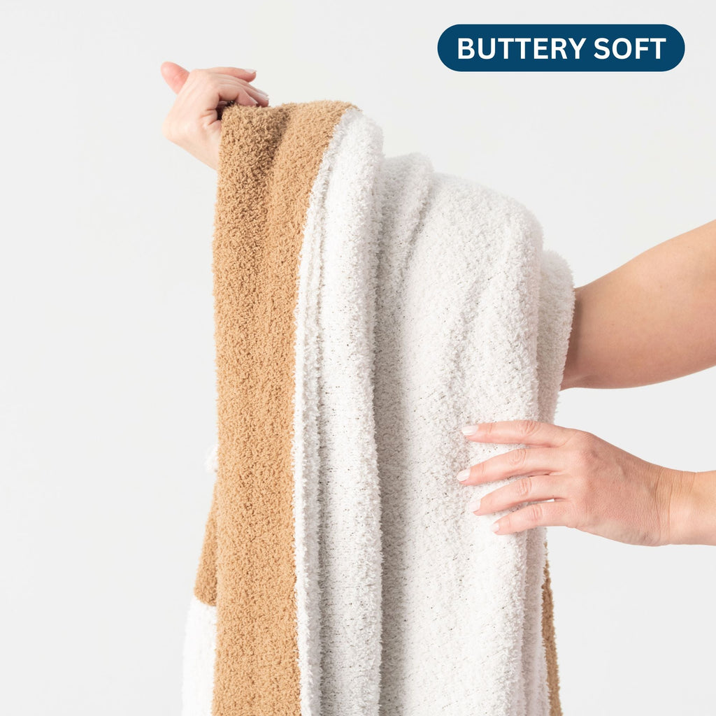 Cozy Stretch Throw Blanket