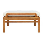4 Piece Acacia Wood Patio Furniture Set