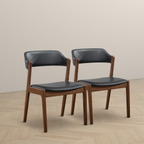 High Quality Enzo Mid-Century Modern Dining Chair Set