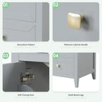 20" Bathroom Vanity with Sink and Soft Closing Door