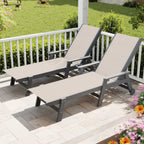 Outdoor Pool Lounge Chairs Set of 2
