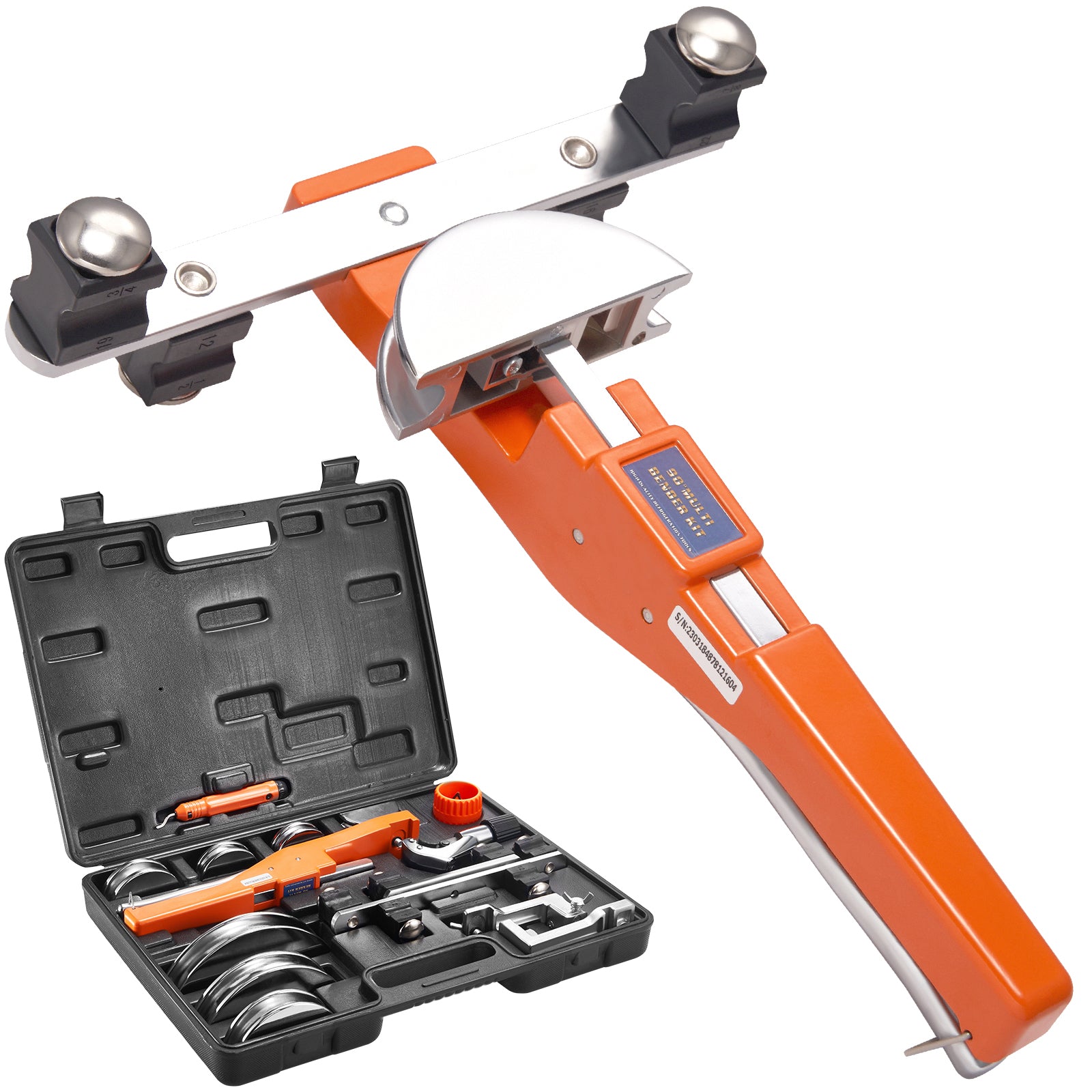 VEVOR Ratcheting Tube Bender, 1/4"-7/8" O.D.
