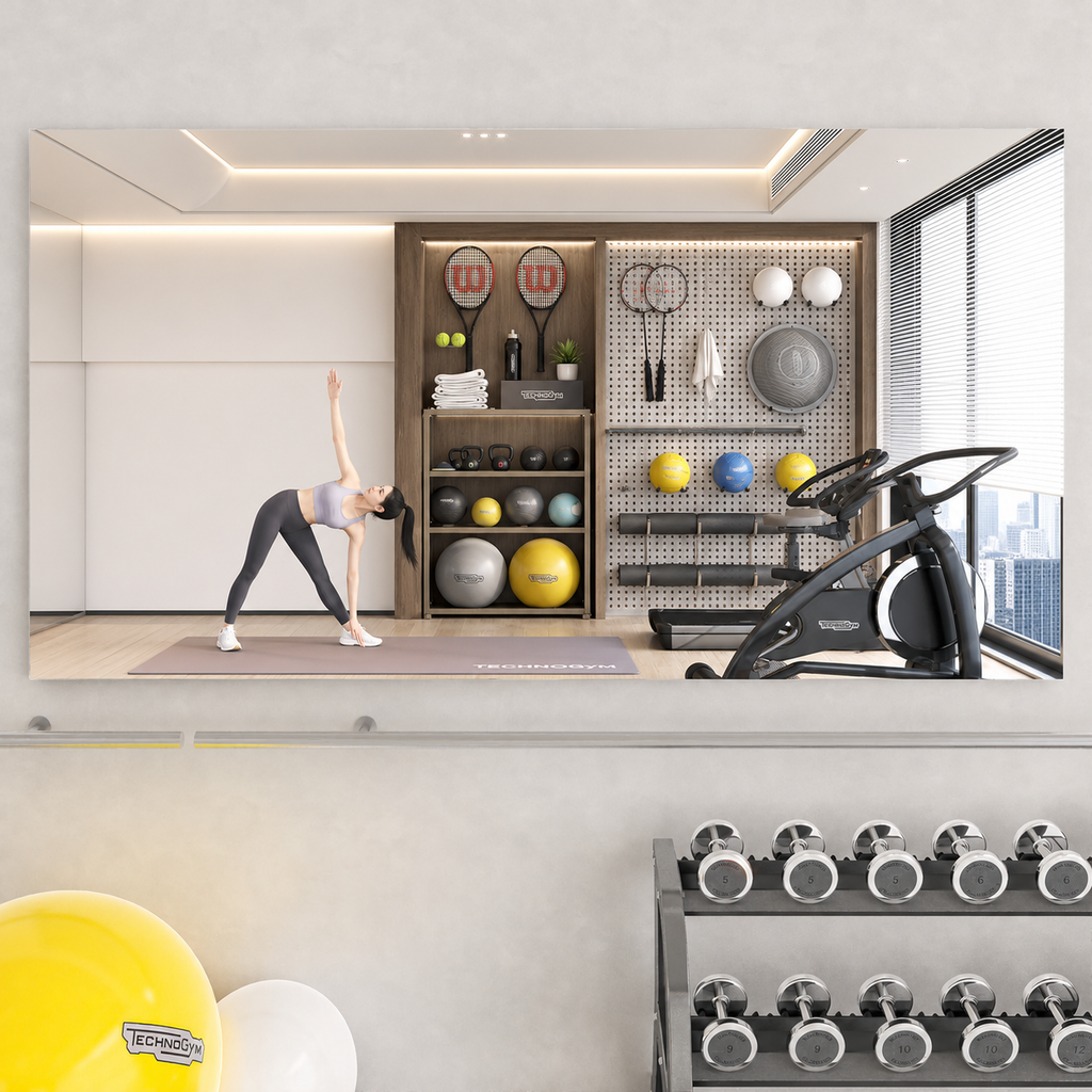 Home Gym Workout Mirror - 72" L x 36" W