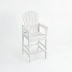 All-Weather HDPE Bar Height Adirondack Chair
