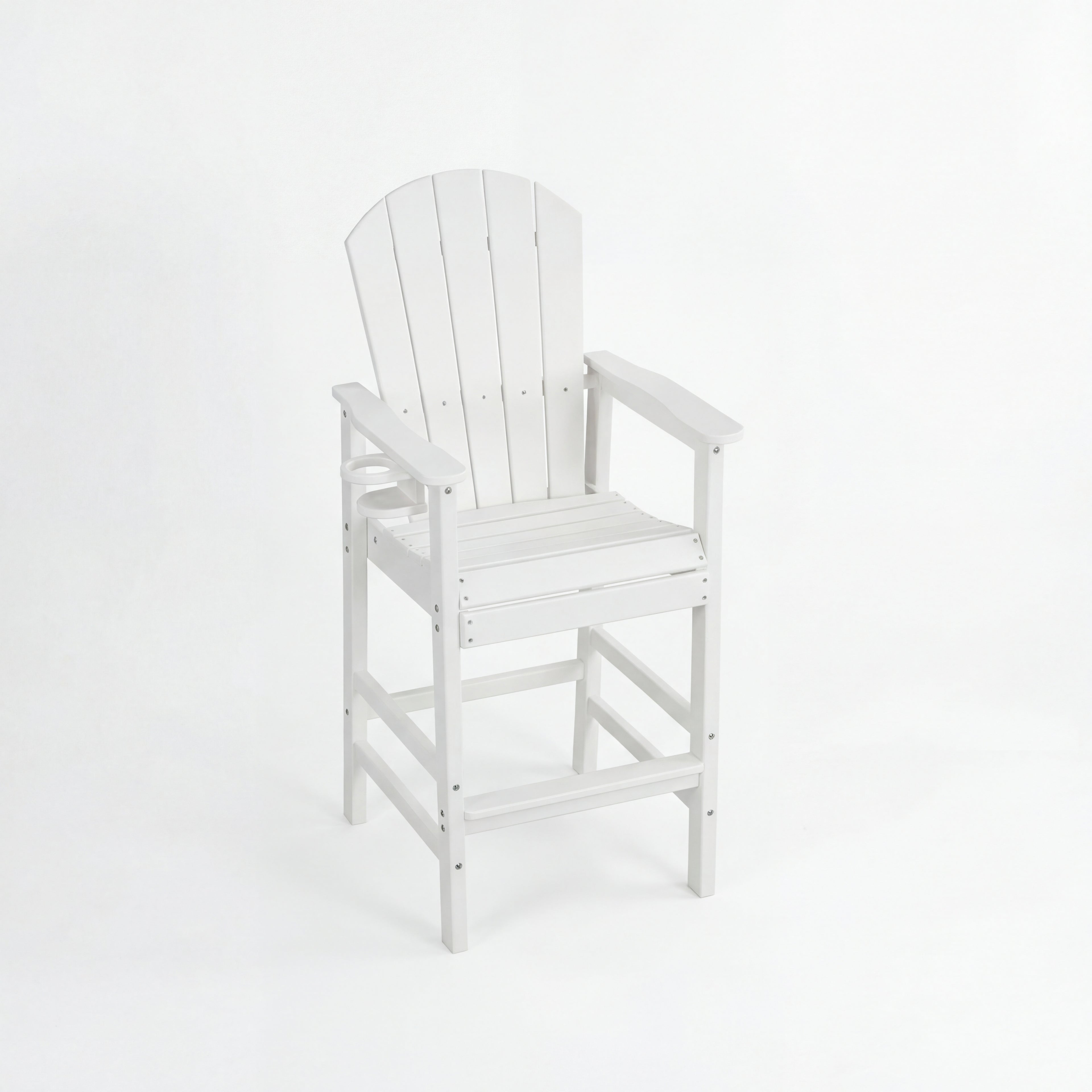 All-Weather HDPE Bar Height Adirondack Chair