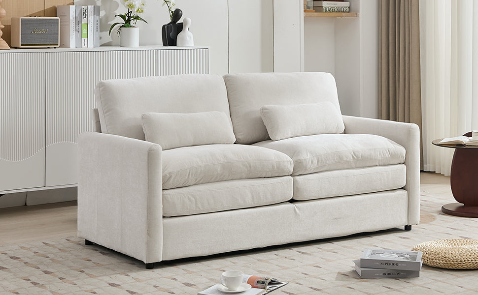 68.1" Cozy Upholstered Loveseat Sofa