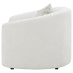 Rory Latte Sloped Arms Chair with Pillow