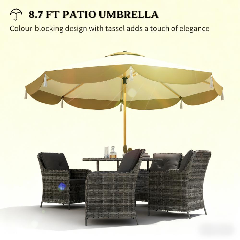 Vented Patio Table Umbrella, Outdoor Umbrella, Patio Umbrella