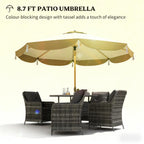 Vented Patio Table Umbrella, Outdoor Umbrella, Patio Umbrella