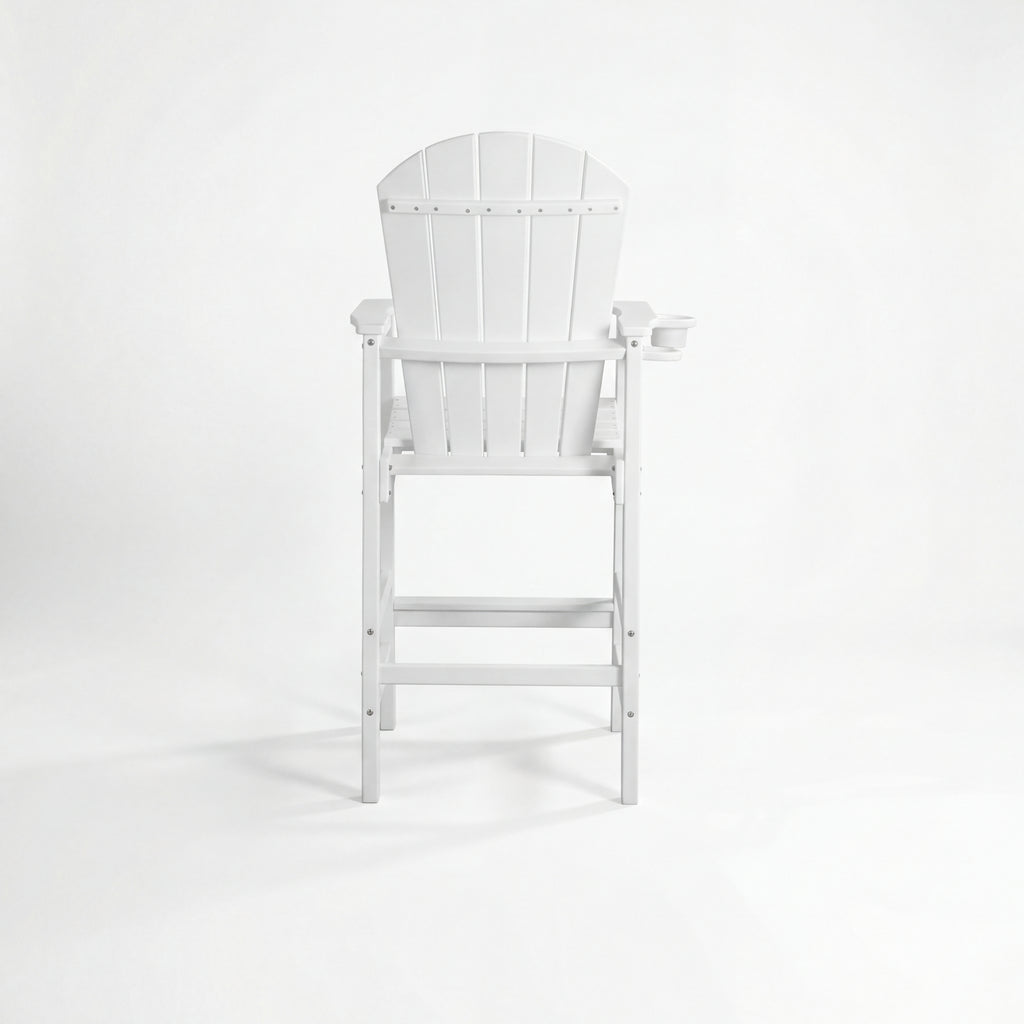 All-Weather HDPE Bar Height Adirondack Chair