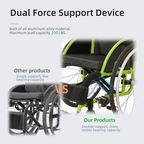 All Aluminum Foldable Lightweight Wheelchair
