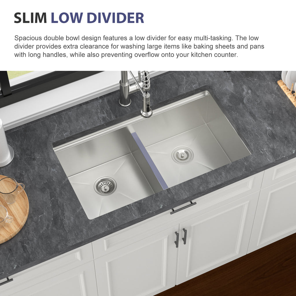 Double Bowl (50/50) Undermount Kitchen Sink