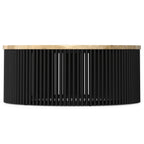Demy 35 Inch Wide Solid Mango Wood Coffee Table