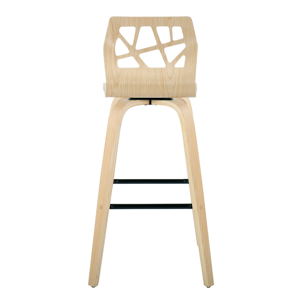 Folia Fixed-Height Barstool with Swivel