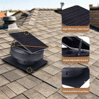 12" Adjustable Solar Roof Vent Fan