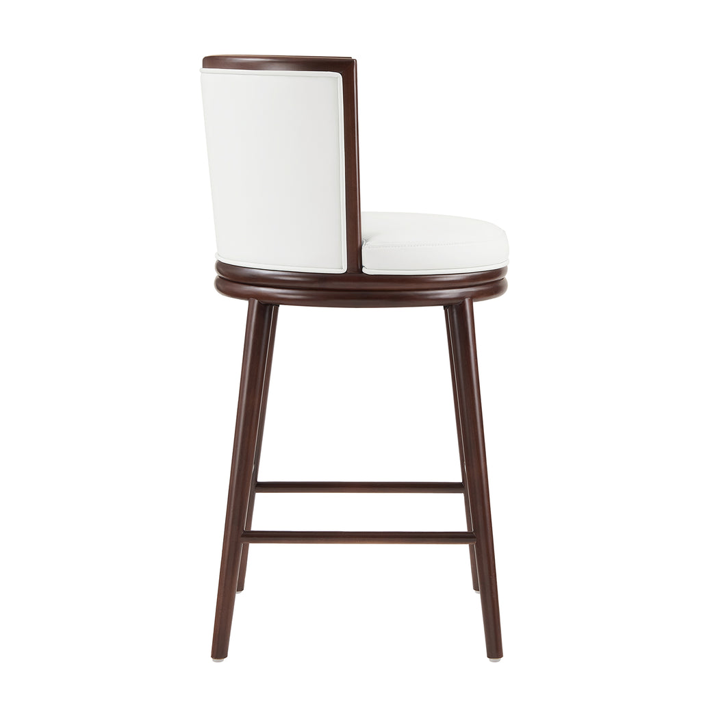 Evalyn Wood Upholstered Barstool