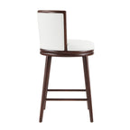 Evalyn Wood Upholstered Barstool