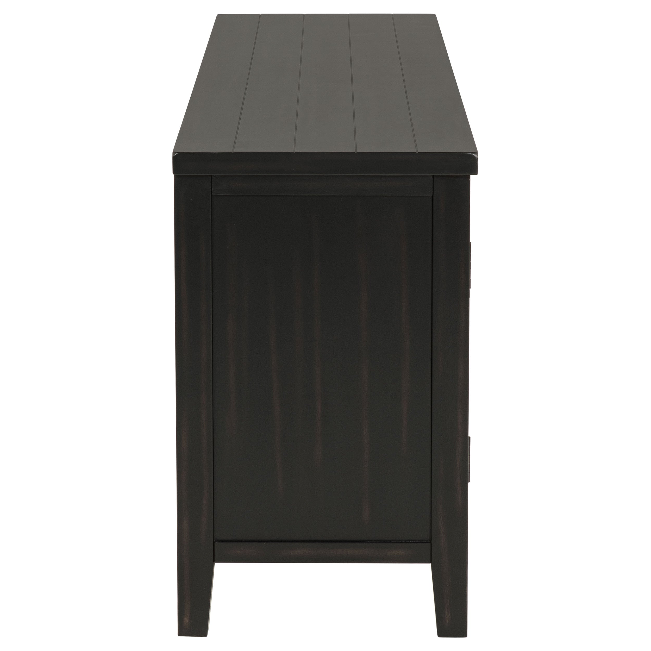 Sutter Distressed Java 2-Door TV Stand