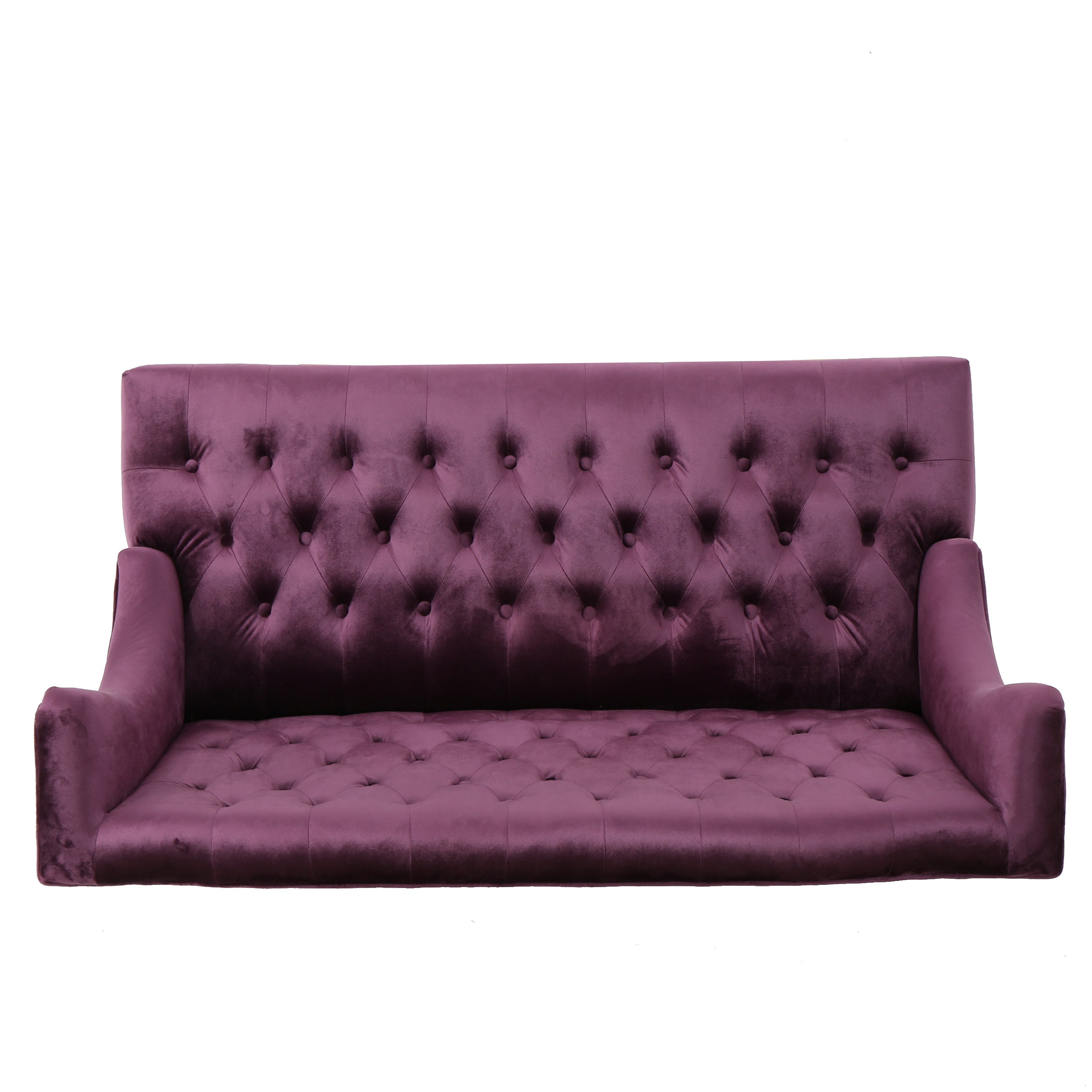 Modern Glam Velvet Loveseat