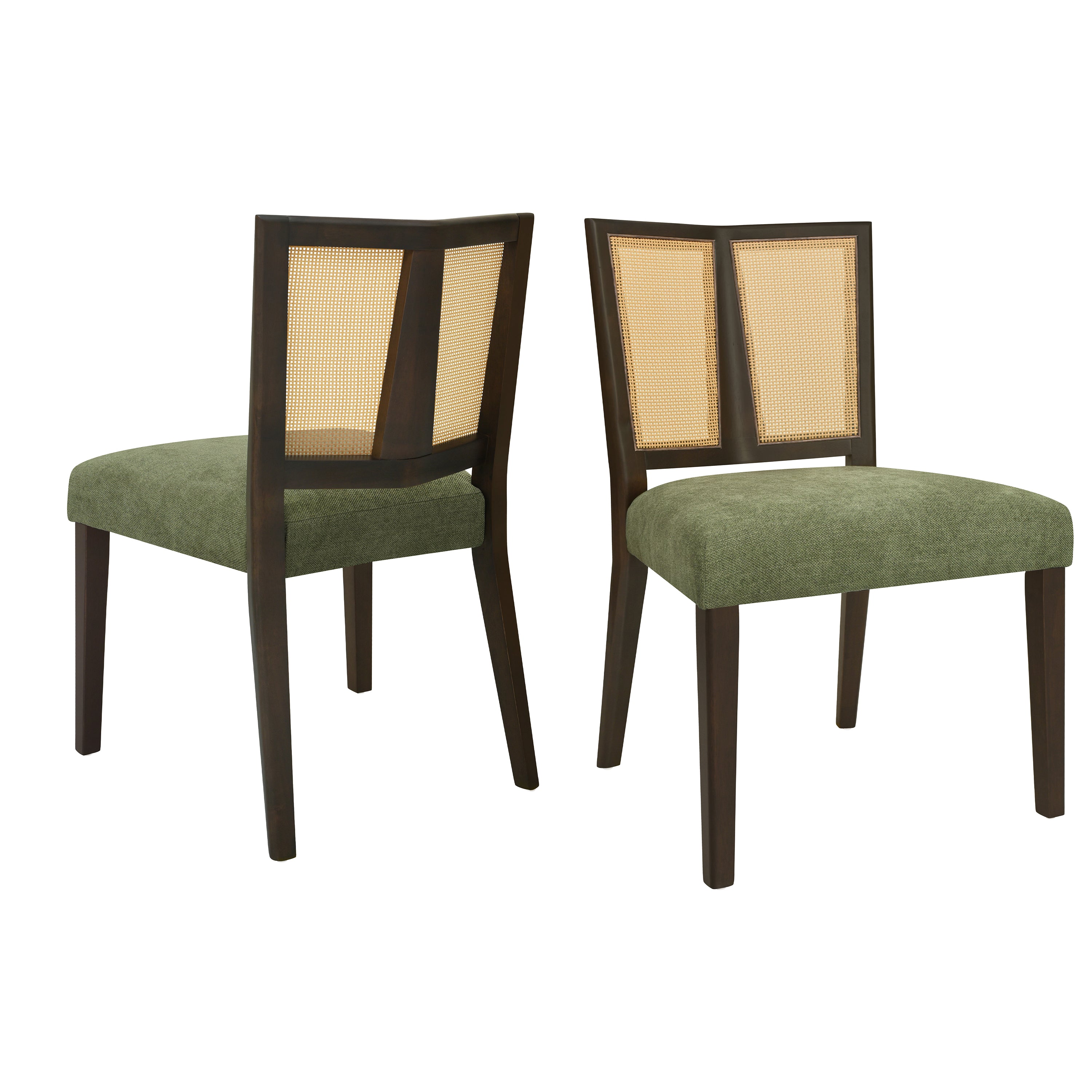 Rattan Dining Chair Without Arm - Set of 2