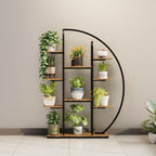 62.2 Inch Tall Metal Indoor Plant Stand with Grow Lights