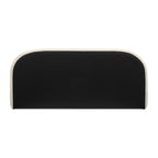 Archie Puffy Grounded Upholstered Platform Bed - Oatmeal Light